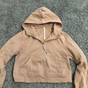 Scuba Oversized Half Zip Hoodie